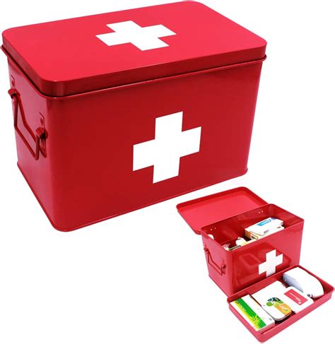 first aid metal box simons|Amazon.com: Metal First Aid Box.